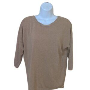 ---  Original Soft,  Lightweight Beige Sweater Size Medium